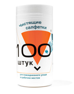 

Салфетки Konoos KBU-100 для комп. техники, 100 шт. из нетканного полотна, KBU-100