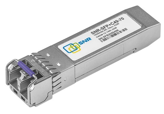 

Модуль SFP+ SNR SNR-SFP+C49-70 CWDM оптический, дальность до 70км (23dB), 1490нм, SNR-SFP+C49-70