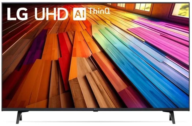 Телевизор LED LG 55UT80006LA.ARUB 55"/черный/4K Ultra HD/60Hz/DVB-T/DVB-T2/DVB-C/DVB-S/DVB-S2/USB/WiFi/Smart TV