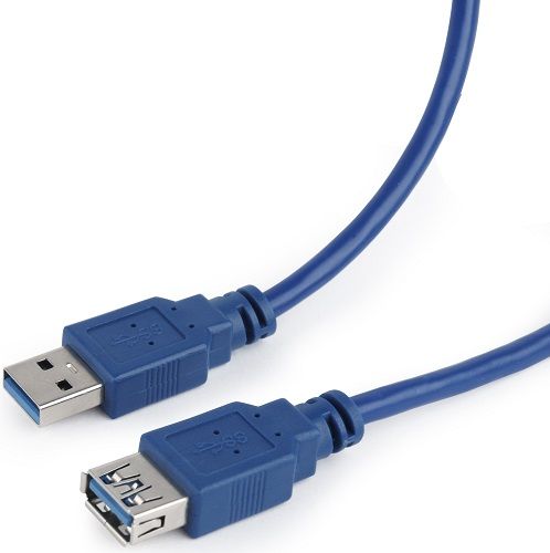 Кабель интерфейсный USB 3.0 Filum FL-C-U3-AM-AF-1.8M 1.8 м., синий, разъемы: USB A male-USB A female