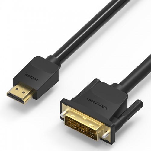 

Кабель Vention ABFBH HDMI 19M/DVI-D Dual link 25M - 2 м., ABFBH