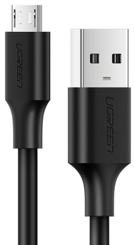 

Кабель UGREEN US289 60138_ USB 2.0 A to Micro USB Cable Nickel Plating, 2м, черный, US289