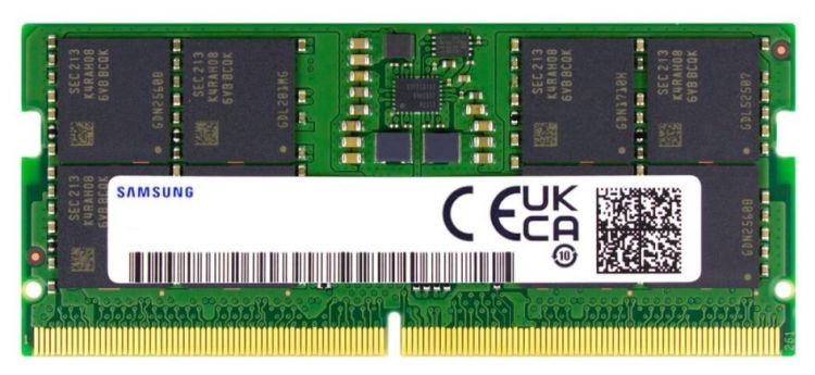 Модуль памяти SODIMM DDR5 8GB ADATA AD5S56008G-S PC5-44800 5600MHz CL46 1.1V - фото 1