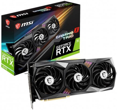 Видеокарта PCI-E MSI GeForce RTX 3070 GAMING X TRIO (RTX 3070 GAMING X TRIO) GeForce RTX 3070 GAMING X TRIO (RTX 3070 GAMING X TRIO) - фото 1