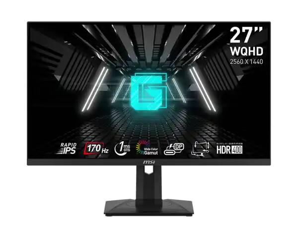 

Монитор 27" MSI G274QPF QD 9S6-3CC29H-060 2560x1440, 16:9, IPS, 170Hz, 1ms, 1000:1, 300cd, 178гр/178гр, DP, 2*HDMI, black, G274QPF QD