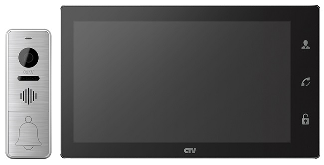 

Комплект CTV CTV-DP4106AHD панель CTV-D4000FHD, монитор CTV-M4106AHD Full HD, с экраном 10", Hands free, детектор движения, технология Touch Screen дл, CTV-DP4106AHD