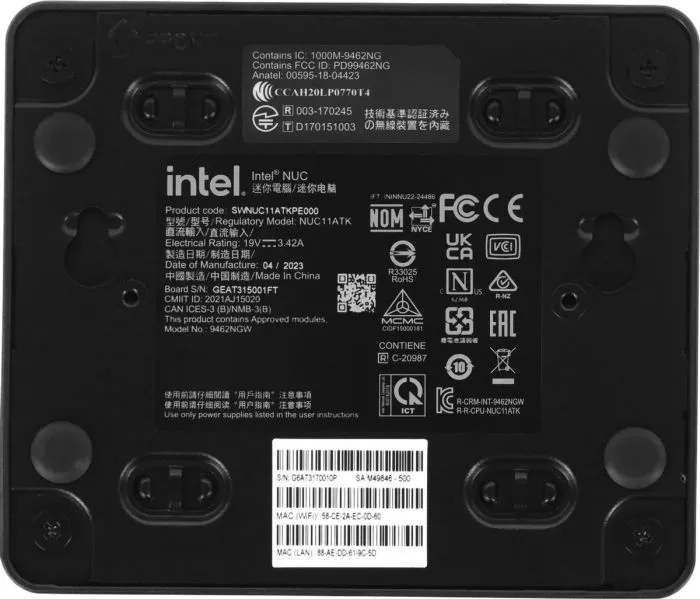 фото Intel BNUC11ATKPE0001