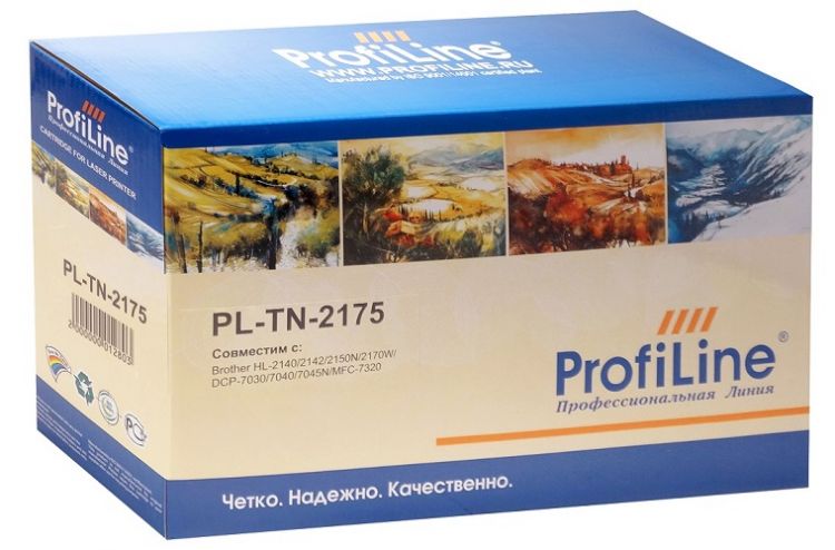 

Картридж ProfiLine PL-TN-2175 для принтеров Brother HL-2140/2142/2150N/2170W/DCP-7030/7040/7045N/MFC-7320 2600 копий ProfiLine, PL-TN-2175