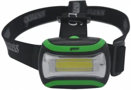 

Фонарь Gauss GF307 налобный GFL307 3W 180lm 3xААА LED, GF307