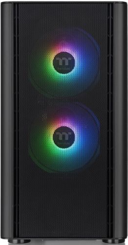 Корпус mATX Thermaltake V150 TG ARGB Breeze Edition CA-1R1-00S1WN-02 черный, без БП, боковая панель из закаленного стекла, USB 3.0, 2*USB 2.0, audio - фото 1