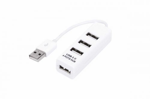 Разветвитель USB 2.0 Rexant 18-4103-1 USB на 4 порта белый