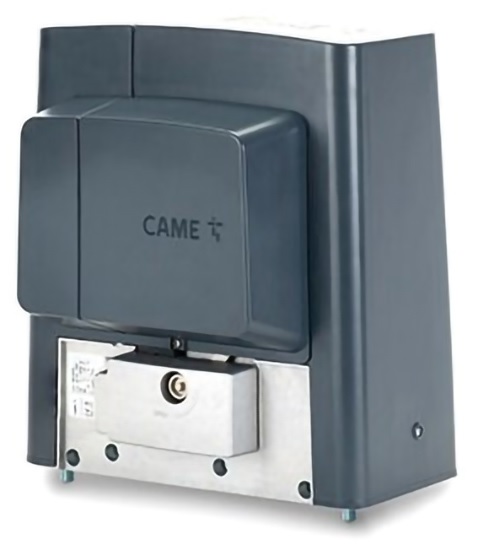 Привод CAME BKS12AGS (801MS-0080) 230 В самоблокирующийся для откатных ворот массой до 1200 кг. Встроенный блок управления ZBKN (альтернатива 001BK-12 автоматика для откатных ворот alutech rto 500mkit full8 k комплект привод 2 пульта лампа фотоэлементы 8 реек