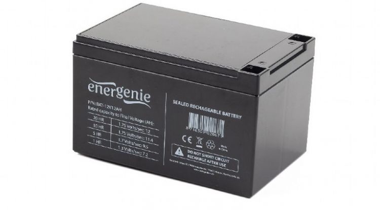 

Аккумулятор Energenie BAT-12V12AH для ИБП Energenie, BAT-12V12AH