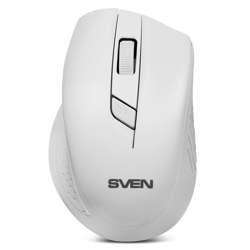 цена Мышь Wireless Sven RX-325 SV-03200325WW белая, 4 кнопки