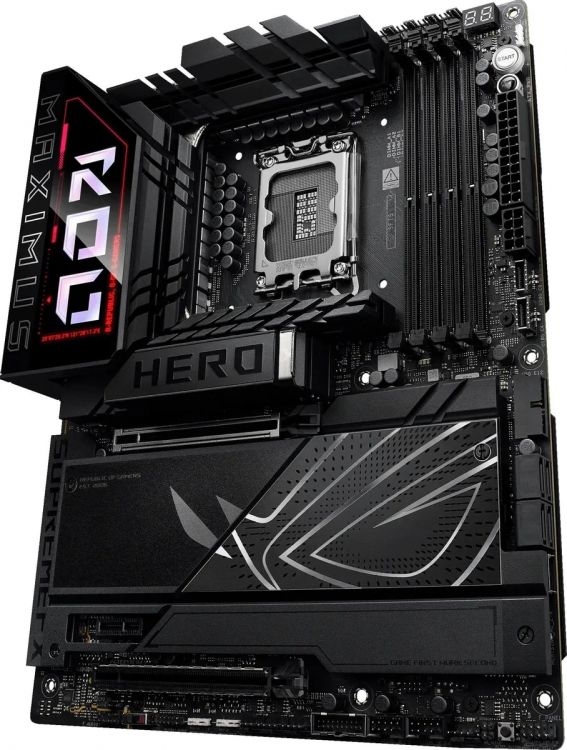 

Материнская плата ATX ASUS ROG MAXIMUS Z890 HERO BTF (LGA1851, Z890, 4*DDR5, 4*SATA, 6*M.2, 8*USB 3.2, USB Type-C, 2*PCIe, 2*Thunderbolt 4, HDMI), ROG MAXIMUS Z890 HERO BTF