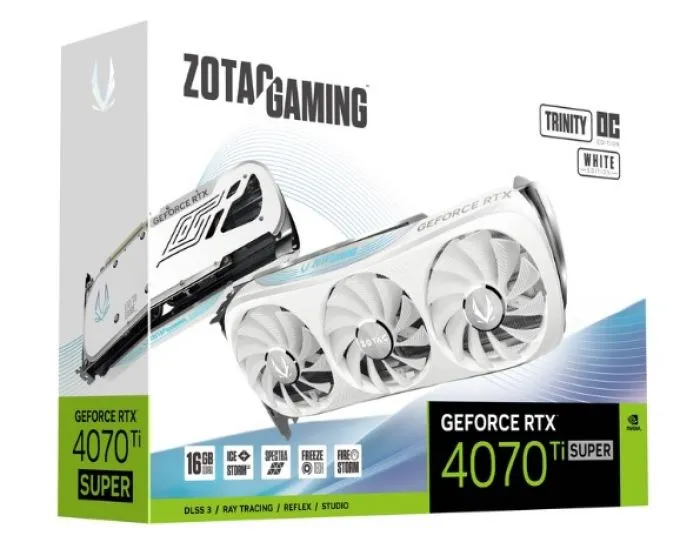 Zotac GeForce RTX 4070 Ti SUPER TRINITY OC WHITE ED