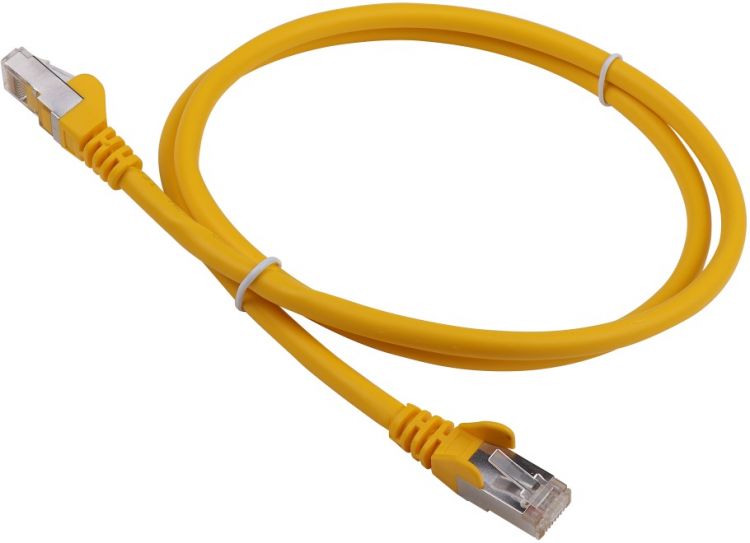 

Кабель патч-корд Lanmaster LAN-PC45/S6A-1.0-YL RJ45 - RJ45, 4 пары, FTP, категория 6A, 1 м желтый, LSZH, LAN-PC45/S6A-1.0-YL