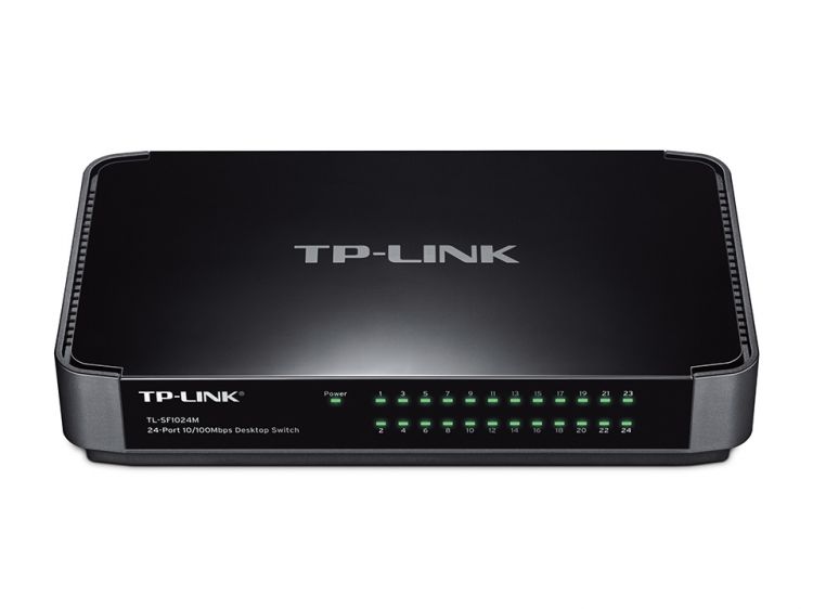 

Коммутатор неуправляемый TP-LINK TL-SF1024M 24xUTP 10/100, пластик, TL-SF1024M