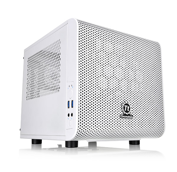 

Корпус mini-ITX Thermaltake Core V1 Snow CA-1B8-00S6WN-01 белый, без БП, с окном, 2xUSB 3.0, Audio, Core V1 Snow