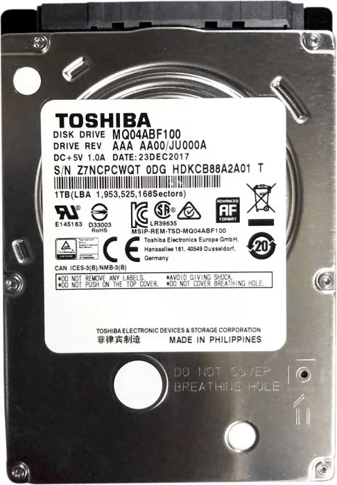 Toshiba (KIOXIA) MQ04ABF100