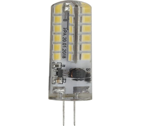 Лампа светодиодная ЭРА Б0033195 LED JC-3,5W-12V-827-G4 (диод, капсула, 3,5Вт, тепл, G4)