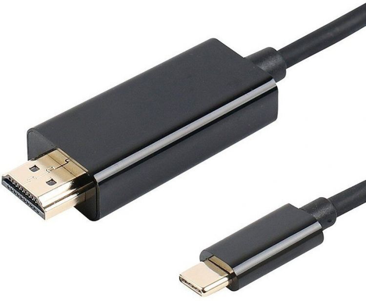 

Кабель-адаптер VCOM CU423C-1.8M USB 3.1 Type-Cm/HDMI A(m) 3840x2160/30Hz, 1.8m, CU423C-1.8