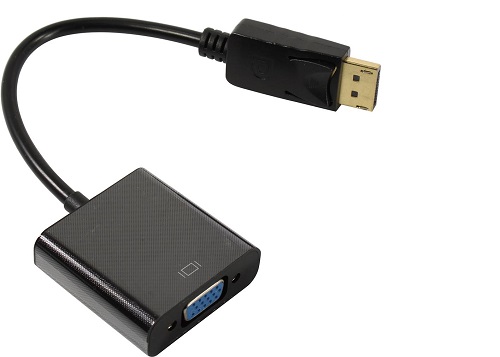 Кабель-переходник DisplayPort-VGA Exegate EX-DPM-VGAF-0.2 EX294681RUS (20M/15F, 0,2м)