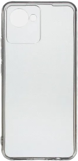 Накладка Red Line iBox Crystal УТ000032445 силиконовая, для Realme C30, с усиленными углами, прозрачная смартфон realme c30 2 32 gb lake blue