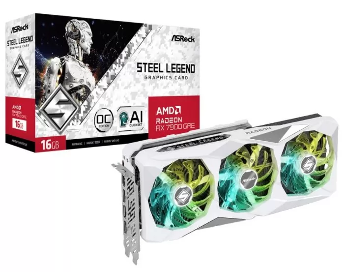 фото ASRock Radeon RX 7900 GRE STEEL LEGEND OC