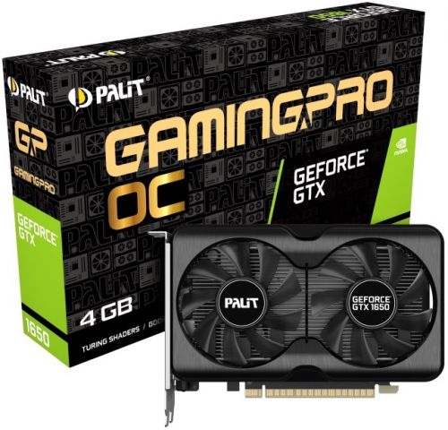 

Видеокарта PCI-E Palit GeForce GTX 1650 Gaming Pro OC (NE61650S1BG1-1175A), GeForce GTX 1650 Gaming Pro OC (NE61650S1BG1-1175A)