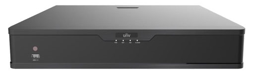 Видеорегистратор UNIVIEW NVR304-32S-P16 IP 32-х канальный 4K с 16 PoE портами; входящий поток на запись: до 160Мбит/с