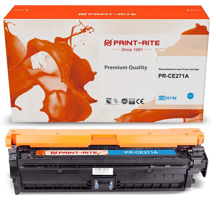 

Картридж Print-Rite PR-CE271A голубой (15000стр.) для HP LJ Ent CP5525, PR-CE271A