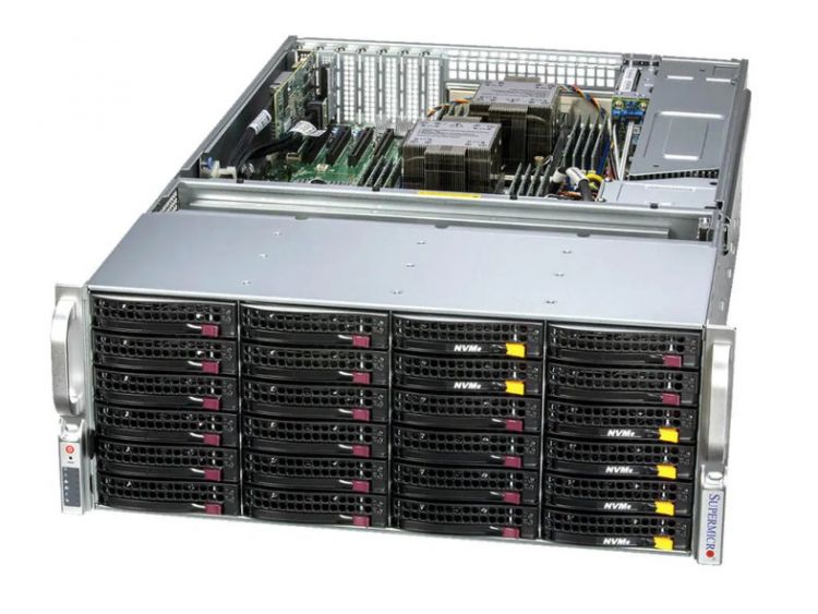 

Серверная платформа 4U Supermicro SSG-641E-E1CR36L (2*LGA4677, C741, 16*DDR5 (5600), 36*3.5" SAS/SATA HS, 2*2.5" SATA HS, 2*M.2, 6*PCIE, 2*10Glan, IPM, SSG-641E-E1CR36L