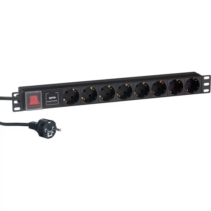 фото Exegate PDU-19H807 Al-8S-EU2CU-SW-SPD1