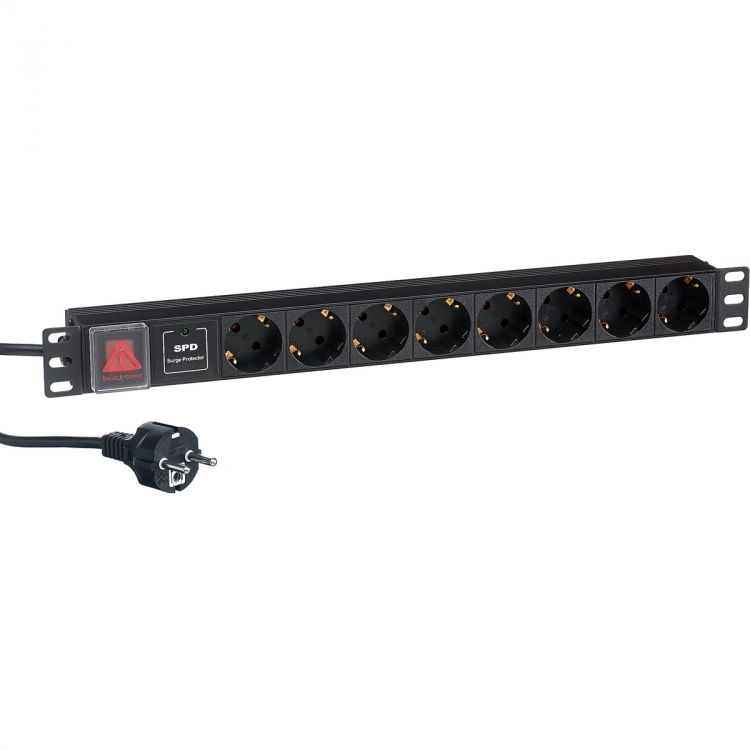 

Блок розеток Exegate PDU-19H807 Al-8S-EU2CU-SW-SPD1 ServerPro 19", 1U, Алюминий, 8 Schuko, кабель с евровилкой VDE-250V-16A-3*1.5mm2, 2 метра, выкл. с, PDU-19H807 Al-8S-EU2CU-SW-SPD1