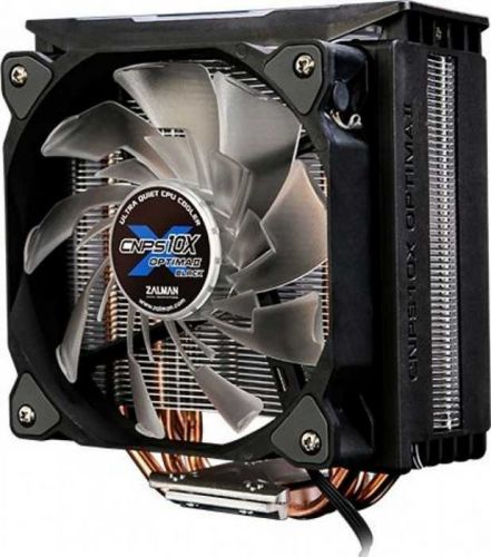 Кулер Zalman CNPS10X OPTIMA II BLACK LGA1356/115X/2011/2066/AM4/AM3+/AM3/FM2+/FM2 (Al+Cu,120mm,800-1