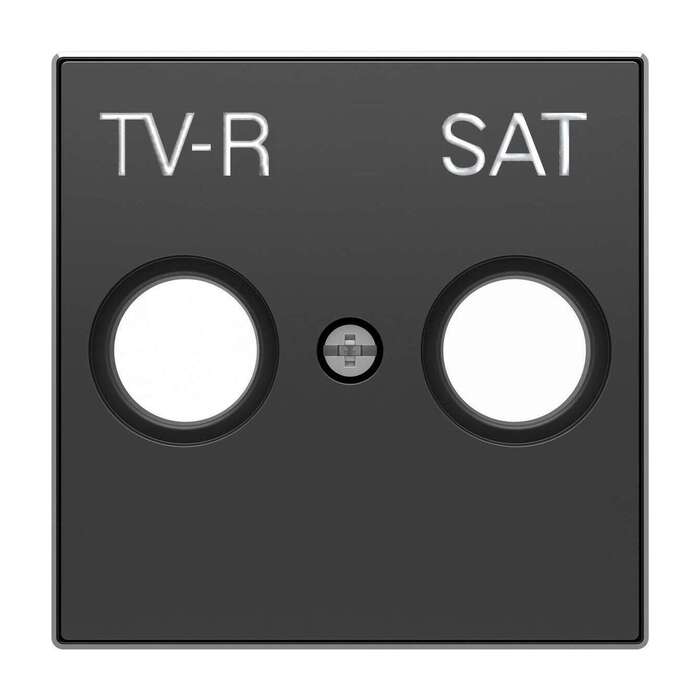 

Накладка ABB 2CLA855010A1501 для TV-R-SAT розетки, чёрный бархат, 2CLA855010A1501