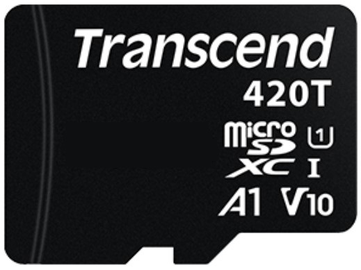 

Промышленная карта памяти microSDXC 128GB Transcend TS128GUSD420T 420T, Class 10, U1, UHS-I, V10, A1, 95/40MB/s, без адаптера, TS128GUSD420T