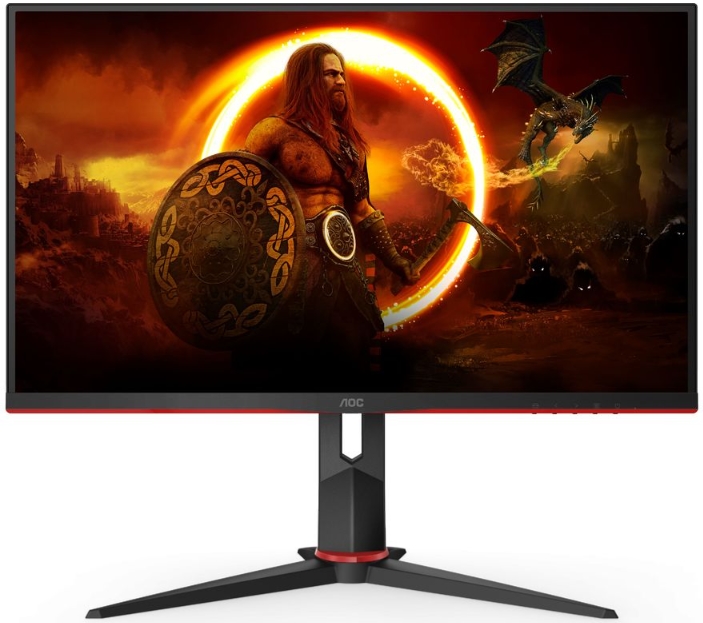 

Монитор 27" AOC 27G2SPU 1920x1080, 4 мс, 250 кд/м², 1000:1, 178°/178°, FHD, IPS, 2*HDMI, DisplayPort, 4*USB, audio, NVIDIA G-SYNC, колонки, чёрный, 27G2SPU