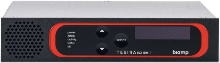 Видеопроцессор BIAMP TesiraLUX IDH-1 912.0426.900/911.0426.900 AVB/TSN энкодер: 1хHDMI 2.0; 1хDisplayPort 1.2; 4K60 с 4:4:4. обработка 8 каналов эмбед
