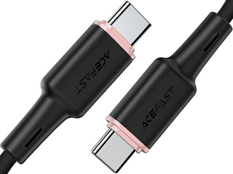 

Кабель ACEFAST C2-03 USB Type-C/USB Type-C, 1.2м, для подзарядки/передачи данных, чёрный, C2-03