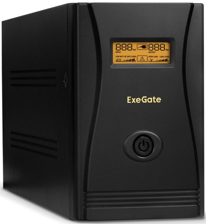 Источник бесперебойного питания Exegate SpecialPro Smart LLB-2000.LCD.AVR.C13.RJ.USB 2000VA/1200W, LCD, AVR, 6*C13,RJ45/11,USB, металлический корпус,