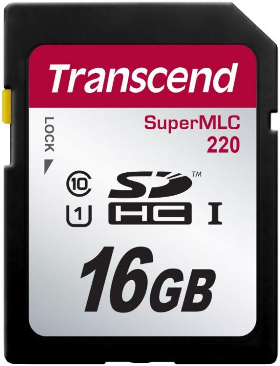 Промышленная карта памяти SDHC 16Gb Transcend TS16GSDC220 220, Class 10, U1