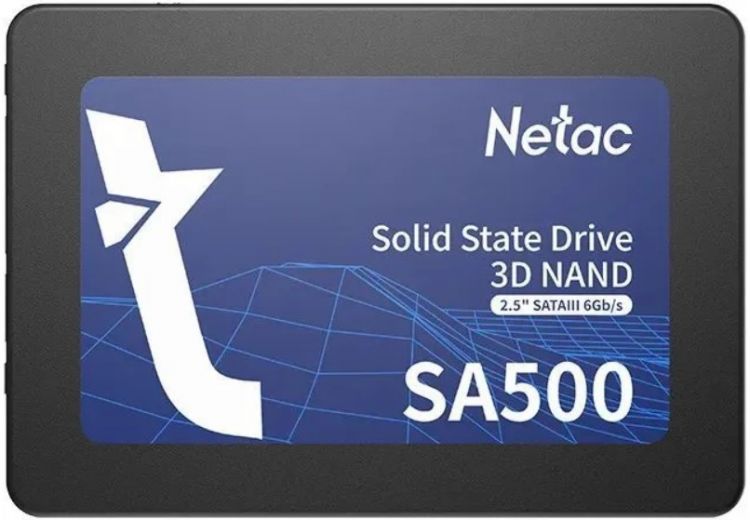 цена Накопитель SSD 2.5'' Netac NT01SA500-2T0-S3X SA500 2TB SATA 6Gb/s 530/475MB/s MTBF 1.5M 960 TBW