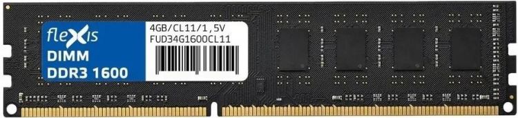 Модуль памяти DDR3 4GB Flexis FUD34G1600CL11 PC3-12800 1300MHz CL11 1,5V