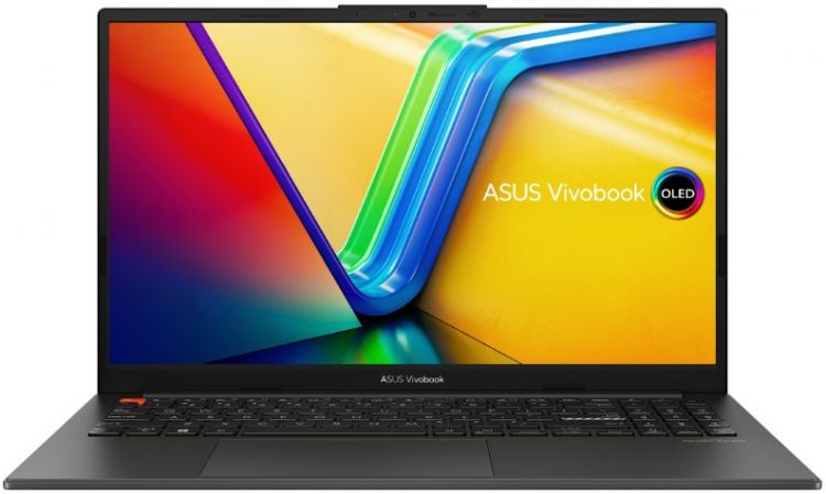 

Ноутбук ASUS Vivobook S 15 OLED K5504VA-MA278W 90NB0ZK2-M00LT0 i9 13900H/16GB/1TB SSD/Iris Xe graphics/15.6" OLED 2.8K/WiFi/BT/Cam/Win11Home/black, Vivobook S 15 OLED K5504VA-MA278W