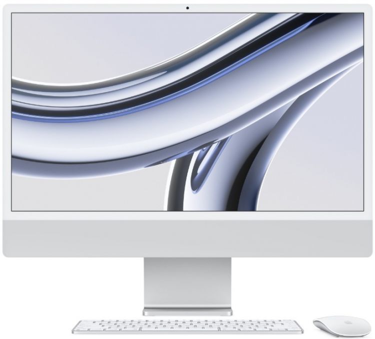 Моноблок 24'' Apple Imac 24 (2023) Z1950022W, Z1950004R M3 8-core CPU, 8-core GPU, 16Gb, SSD 512Gb, Silver