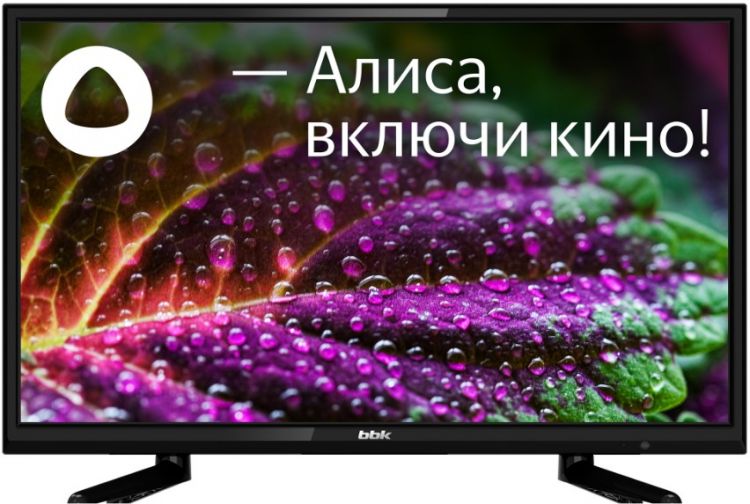 Телевизор BBK 24LEX-7287/TS2C черный/HD/24 LED/50Hz/DVB-T2/DVB-C/DVB-S2/WiFi/Smart TV/Яндекс.ТВ/2*HDMI/2*USB телевизор led bbk 24 24lex 7389 ts2c салют тв черный hd ready 50hz dvb t2 dvb c usb wifi smart tv rus