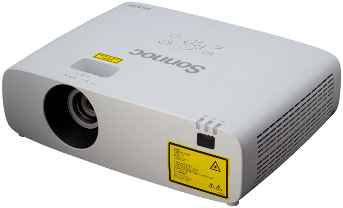 Проектор Sonnoc SNP-LC501LW лазерный, 3LCD, 5000, WXGA, 1.26-2.09 : 1