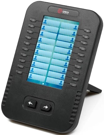 Модуль расширения QTECH QSM-20R для телефонов QVP-300P/600P на 20 клавиш c сенсорным экраном